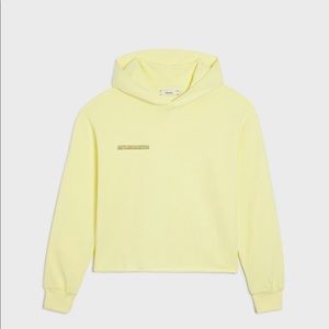 Pangaia light yellow-green lightweight A hoodie